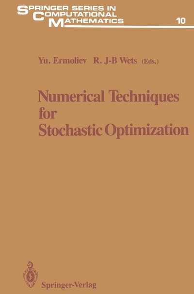 Cover of Numerical Techniques for Stochastic Optimization edited by Ermoliev and Wets